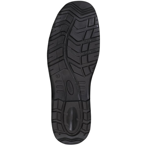 1027 Bottes de travail 8" noires, Cuir, Embout Acier, Taille 10 Ontario Safety Products