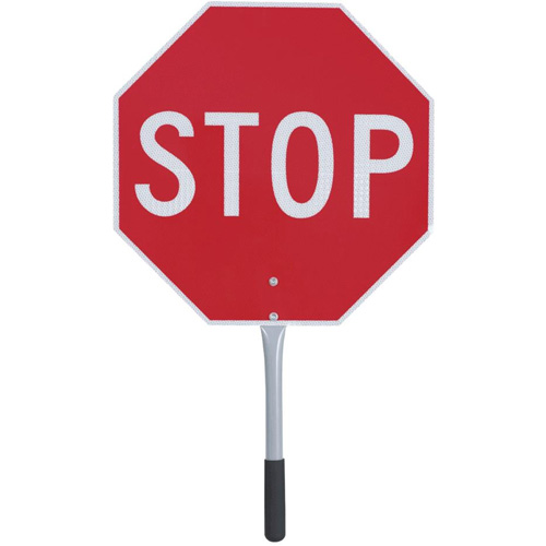 456 Traffic Stop/Slow Paddle, Corrugated Plastic Ontario Safety Products