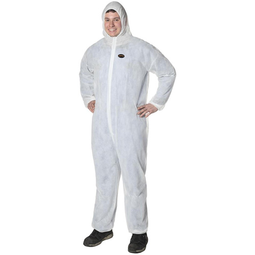 2035 Combinaison jetable, Petit, Blanc, Polypropyl&egrave;ne Ontario Safety Products