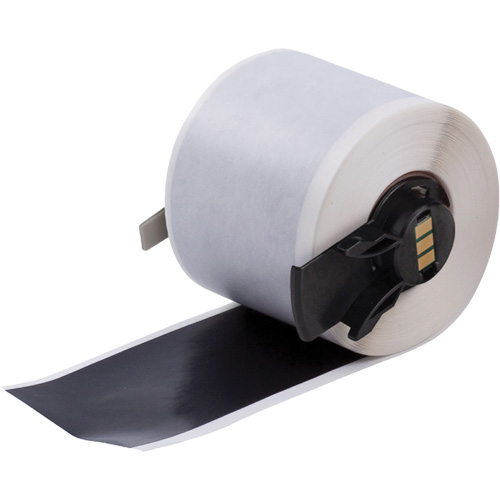 Multi-Purpose Label Tape, Vinyl, Black, 1.9" Width Ontario Safety Products
