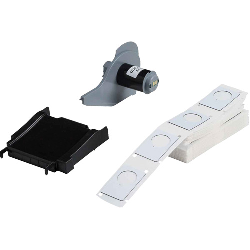 Raised Panel Labels, Polyester, 1.2" L x 1.9" H, Black Ontario Safety Products