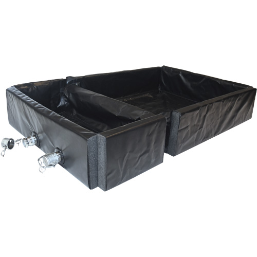 Berme Ultra-Track Berm, Capacit&eacute; 144 gal. US, 4' la x 6' lo x 12" h, Paroi en mousse Ontario Safety Products