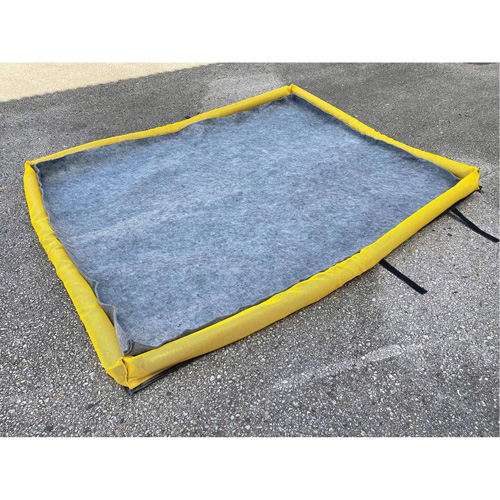 Medium Ultra-Filter Pad, 1.5 US Gal. Capacity, 3.5' W x 2.5' L x 3" H, Foam Wall Ontario Safety Products