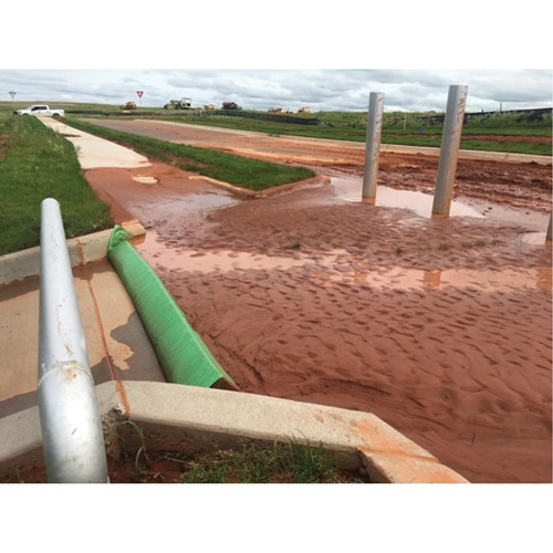 Green Ultra-Silt Dike&reg;, 7' L x 5' W Ontario Safety Products