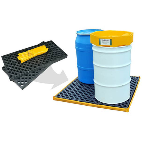 Ultra-Spill Deck flexible, &agrave; vessie, 4 barils, Capacit&eacute; de d&eacute;versement 110 gal. US, 51" x 48" x 5" Ontario Safety Products