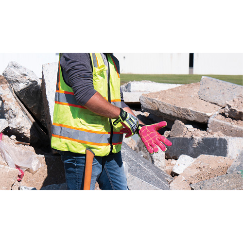 Rig Lizard&reg; 2028X Cut-Resistant Gloves, 6/X-Small, Synthetic/HPPE Palm, Elastic/Hook & Loop Cuff Ontario Safety Products