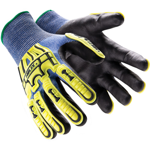Helix&reg; 3016 Impact Gloves, 7/Small, HPPE Palm, Elastic/Knit Wrist Cuff Ontario Safety Products