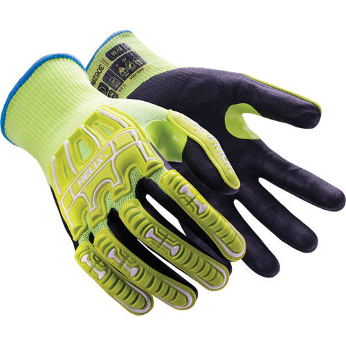 Helix&reg; 3062IMP Impact Gloves, 6/X-Small, Foam Nitrile Palm, Elastic/Knit Wrist Cuff Ontario Safety Products