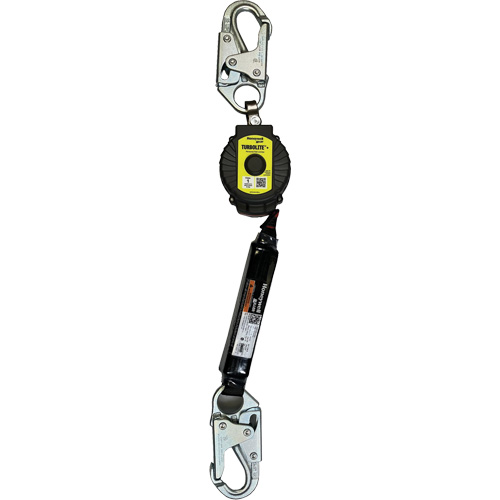 Limiteur de chute personnel TurboLite+ Miller, 6', Sangles, Stationnaire Ontario Safety Products