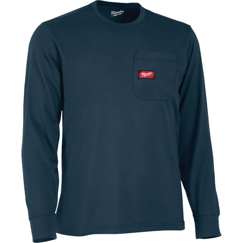 T-shirt &agrave; manches longues avec poches Gridiron, Hommes, Petit, Bleu Ontario Safety Products