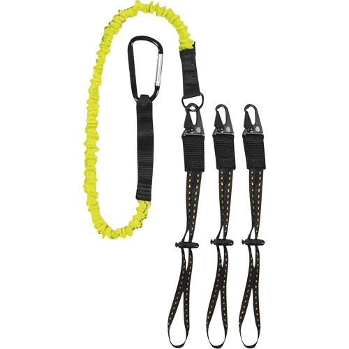 Longe d'outil GearLink avec embouts interchangeables, Tendeur, Mousqueton/boucle Ontario Safety Products