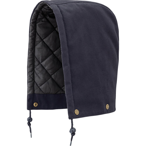 538 Capuchon pour parka, blouson aviateur ou combinaison de s&eacute;curit&eacute; matelass&eacute;e, Bleu marin, Coton Ontario Safety Products