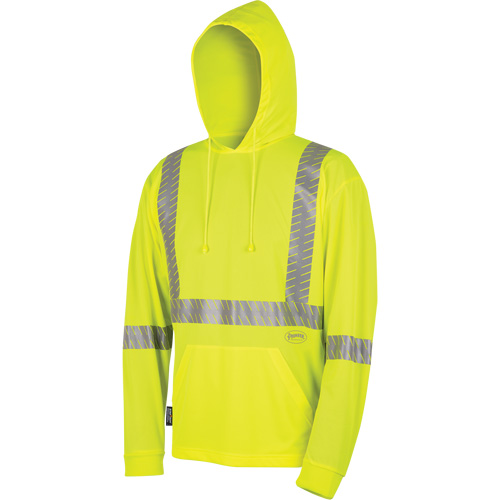 6965 Chandail &agrave; capuchon de s&eacute;curit&eacute; en il-de-perdrix, Petit, Jaune lime haute visibilit&eacute; Ontario Safety Products