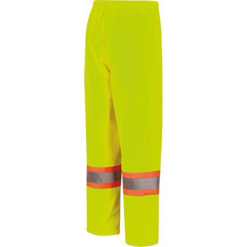 5629W Women's Waterproof Bib Pants, Polyester/Polyurethane, X-Small, High Visibility Lime-Yellow Ontario Safety Products