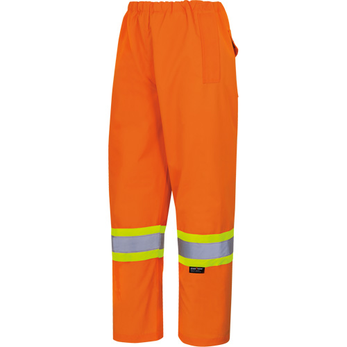 5586 450D Waterproof Safety Pants, Polyester/Polyurethane, 4X-Large, High Visibility Lime-Yellow Ontario Safety Products