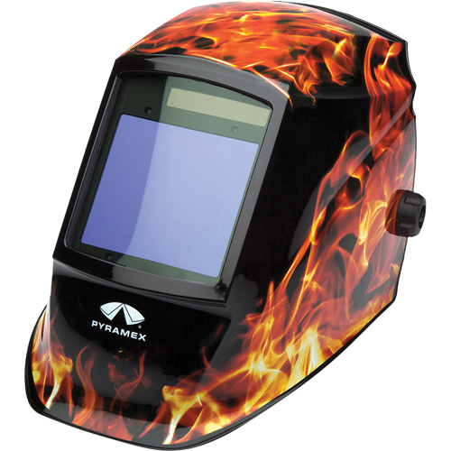 Leadhead&reg; Auto Darkening Welding Helmet, 3.8" L x 3.4" W View Area, 9 - 13 Shade Range Ontario Safety Products
