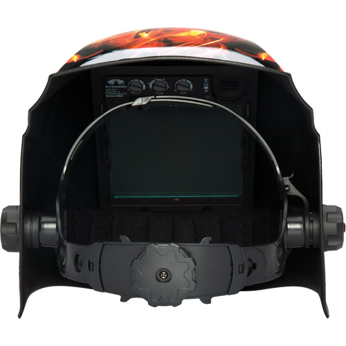 Leadhead&reg; Auto Darkening Welding Helmet, 3.8" L x 3.4" W View Area, 9 - 13 Shade Range Ontario Safety Products
