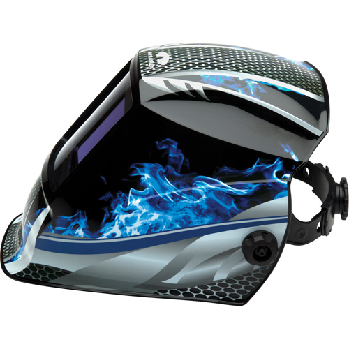 Leadhead&reg; Auto Darkening Welding Helmet, 3.8" L x 3.4" W View Area, 9 - 13 Shade Range Ontario Safety Products