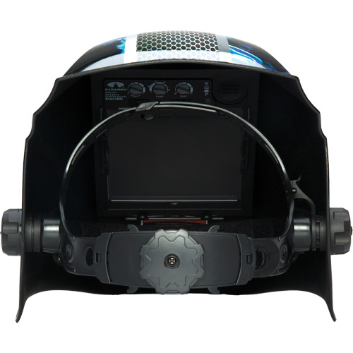 Leadhead&reg; Auto Darkening Welding Helmet, 3.8" L x 3.4" W View Area, 9 - 13 Shade Range Ontario Safety Products