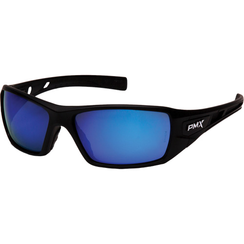 Velar Safety Glasses, Blue Mirror Lens, ANSI Z87+/Meets/Exceeds CSA Z94.3 Ontario Safety Products