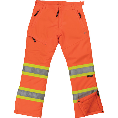 Pantalon de s&eacute;curit&eacute; isolant et extensible pour femmes, Polyester, Grand, Orange haute visibilit&eacute; Ontario Safety Products