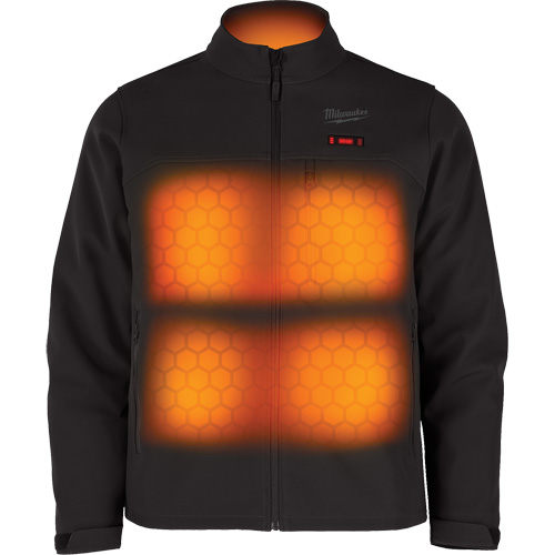 Manteau chauffante M12 ToughShell (manteau seulement), Hommes, Grand, Noir Ontario Safety Products