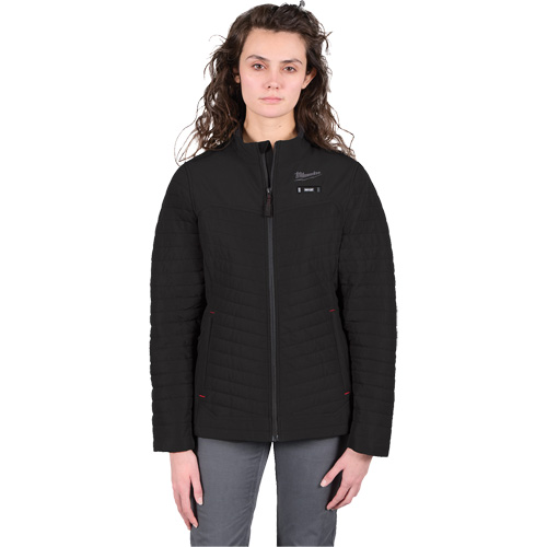 Manteau chauffant M12 Axis avec pile, Femmes, Grand, Noir Ontario Safety Products