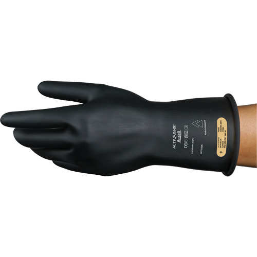 Ultra-Lightweight Electrical Insulating Gloves, ASTM Class 00, Size 7, 11" L Ontario Safety Products
