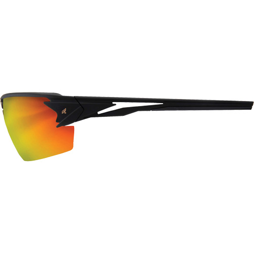 Pumori Safety Glasses, Red/Mirror Lens, Anti-Scratch, ANSI Z87+/MCEPS GL-PD 10-12/Meets/Exceeds CSA Z94.3 Ontario Safety Products
