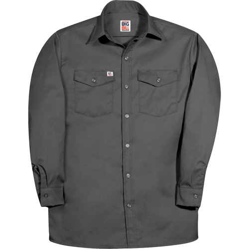Chemise de travail &agrave; manche longue de premi&egrave;re qualit&eacute;, Hommes, Petit, Charbon Ontario Safety Products