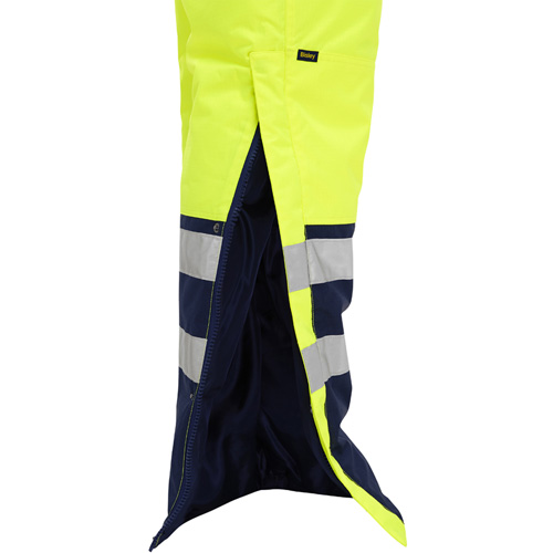 Bisley&reg; Extreme Cold Bib Overall, Polyester, Small, High Visibility Lime-Yellow Ontario Safety Products