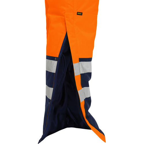 Bisley&reg; Extreme Cold Bib Overall, Polyester, Small, High Visibility Orange Ontario Safety Products