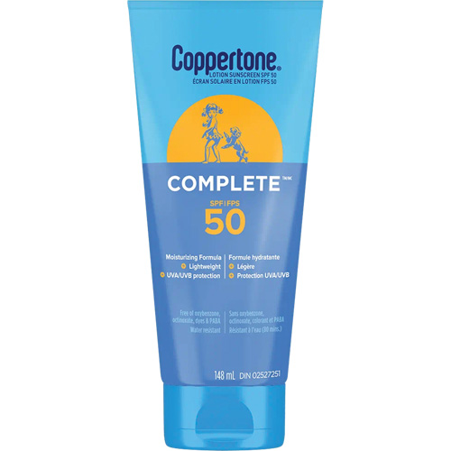 Coppertone&reg; Complete Sun Protection, SPF 50, Lotion Ontario Safety Products