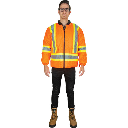 Parka d'hiver imperm&eacute;able 7-en-1, Orange haute visibilit&eacute;, 2T-Grand Ontario Safety Products