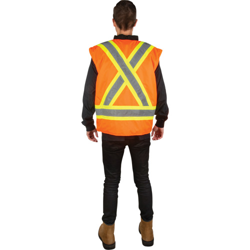 Parka d'hiver imperm&eacute;able 7-en-1, Orange haute visibilit&eacute;, 2T-Grand Ontario Safety Products