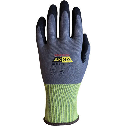 Gants r&eacute;sistants &agrave; la coupe interm&eacute;diaires KO-400, Taille 8, Calibre 15, Rev&ecirc;tement Nitrile, Enveloppe en Nylon/PEHP/Spandex/Graph&egrave;ne, ASTM ANSI niveau A4/EN 388 niveau D Ontario Safety Products