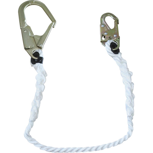 LAN-1242-4 Longe &agrave; corde de retenue 5/8", 1 branches, 4', Classe CSA A Ontario Safety Products