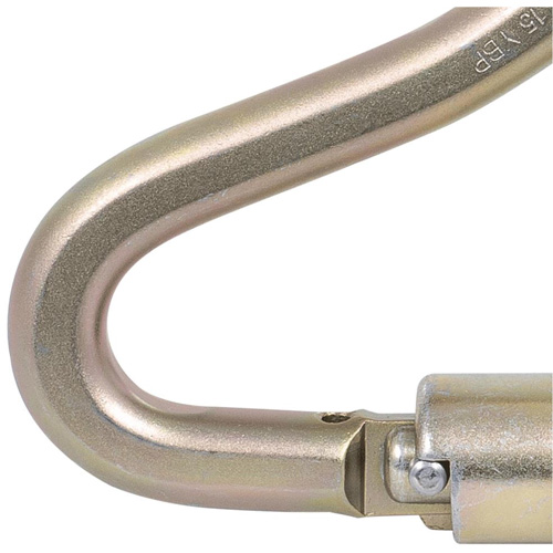 CP-04011-1 Zinc Plated Carabiner with 2" Gate Opening, Steel Ontario Safety Products
