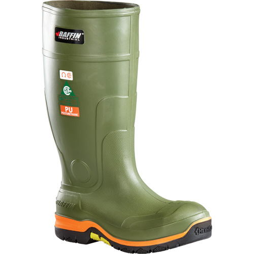 Hercules Men's Safety Boots, Thermal Polyurethane, Aluminum Toe, Size 4, Puncture Resistant Sole Ontario Safety Products