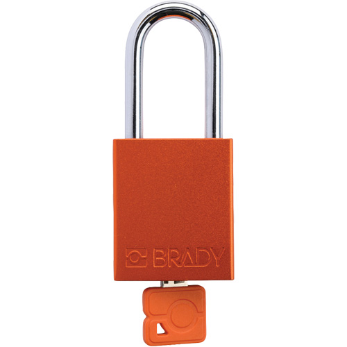 Cadenas de verrouillage de s&eacute;curit&eacute; Velocity Plus, Orange, Cl&eacute;s identiques, Aluminium, Largeur de 1-1/2" Ontario Safety Products