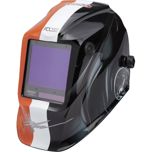VIKING  3350 Foose Monarch Welding Helmet, 3.74" L x 3.34" W View Area, 5 - 13 Shade Range Ontario Safety Products