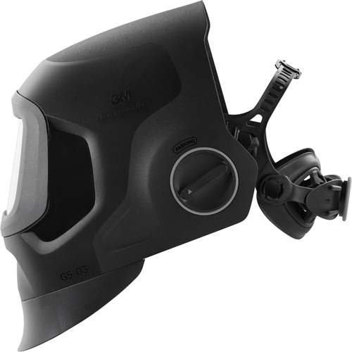 Speedglas G5-03 Pro Black Fixed Front Welding Helmet, 2.8" L x 4.3" W View Area, 2.5/5/8-13 Shade Range, Black Ontario Safety Products