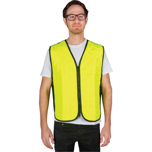 Veste refroidissante &agrave; &eacute;vaporation, Moyen, Jaune lime haute visibilit&eacute; Ontario Safety Products