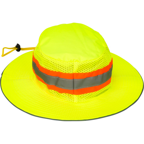 Chapeau de p&ecirc;cheur &agrave; refroidissement par &eacute;vaporation, Lime haute visibilit&eacute; Ontario Safety Products