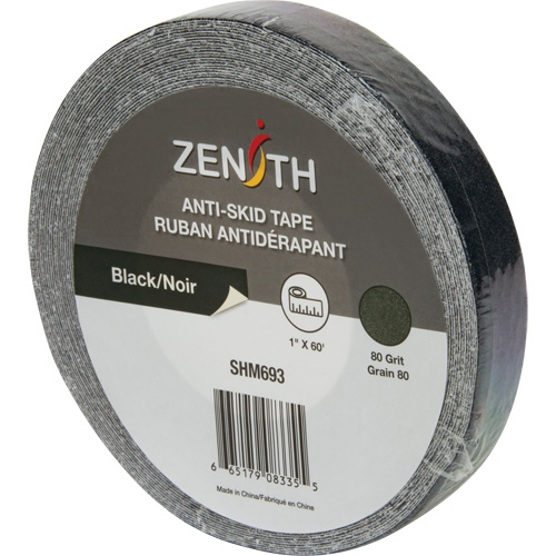 Anti-Skid Tape, 1" x 60', Black Ontario Safety Products