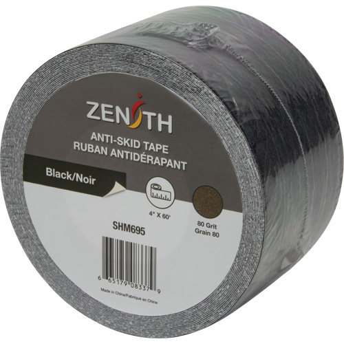 Anti-Skid Tape, 4" x 60', Black Ontario Safety Products