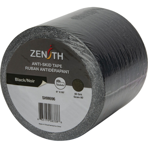 Ruban antid&eacute;rapant, 6" x 60', Noir Ontario Safety Products