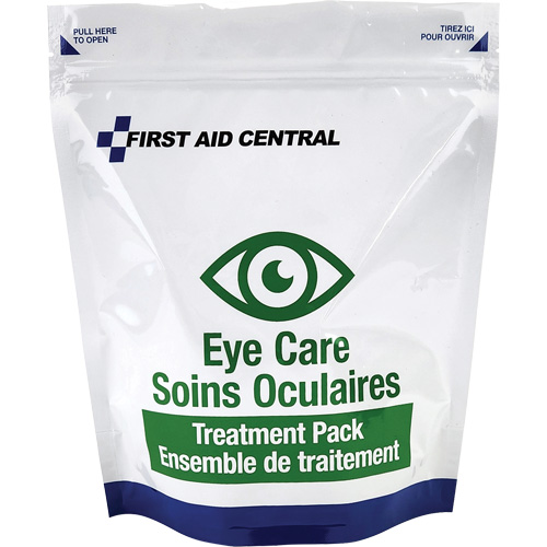 10 articles pour les soins oculaires pour la trousse d'intervention d'urgence de premiers soins Ontario Safety Products