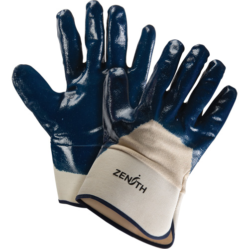 Gants &agrave; poignet de s&eacute;curit&eacute; de poids lourd, 11/2T-Grand, R&ecirc;vetement Nitrile, Enveloppe en Coton Ontario Safety Products