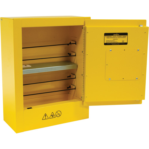Armoire de s&eacute;curit&eacute; miniature pour produits inflammables, 2 gal., 1 Porte(s), 17" La x 22" h x 8" p Ontario Safety Products
